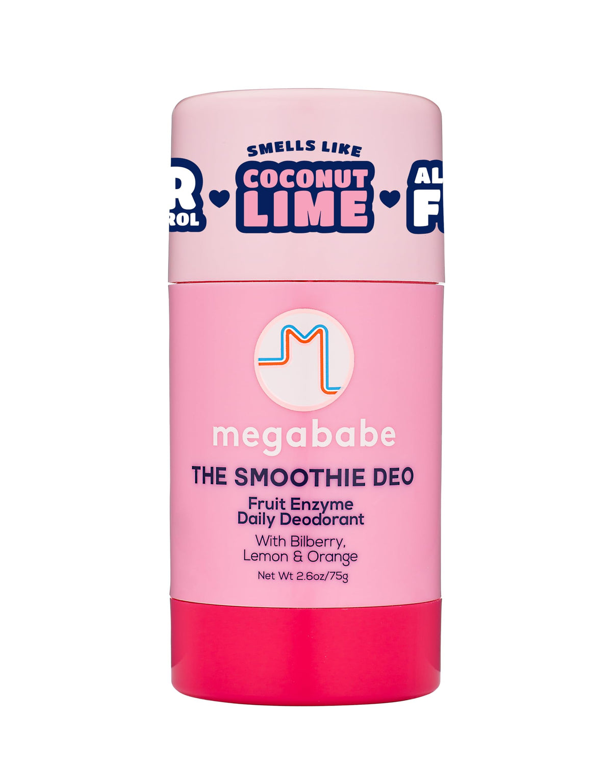 Megababe Smoothie Deo Coconut Lime front view