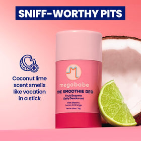 Megababe Smoothie Deo Coconut Lime packaging