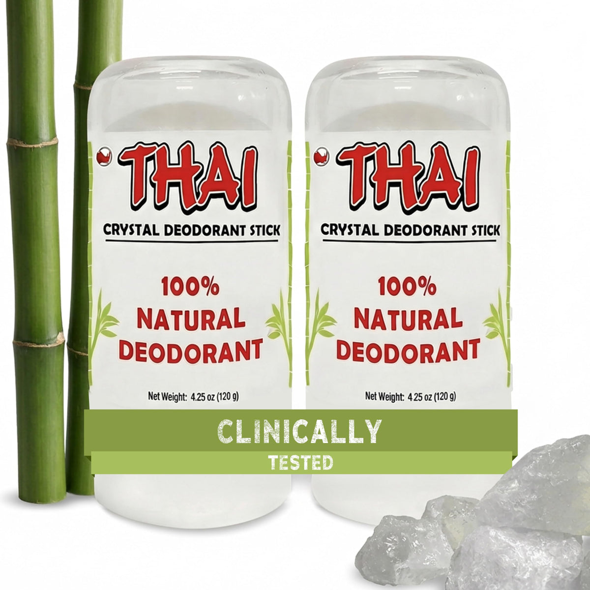 MegaRhino Thai Crystal Deodorant 2-Pack front view