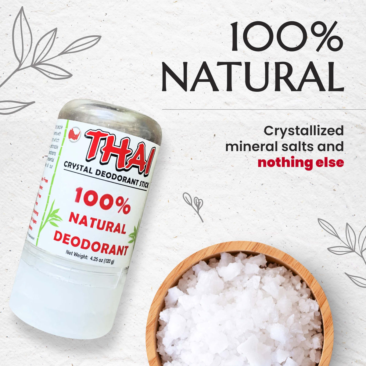 MegaRhino Thai Crystal Deodorant packaging