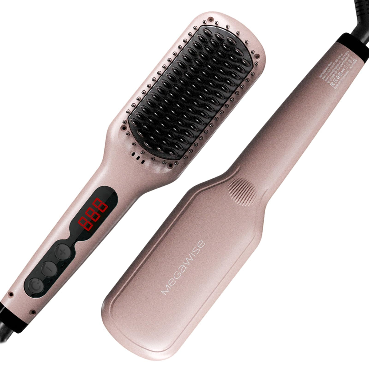 MEGAWISE Hair Straightener Brush KL1025 front view