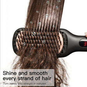 MEGAWISE hair straightener brush packaging