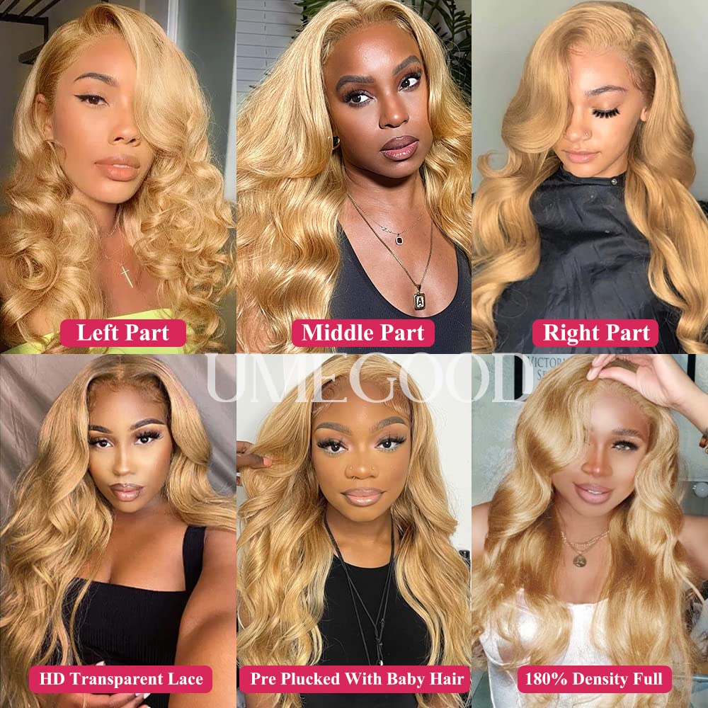 MEGOOD Honey Blonde Wig packaging details