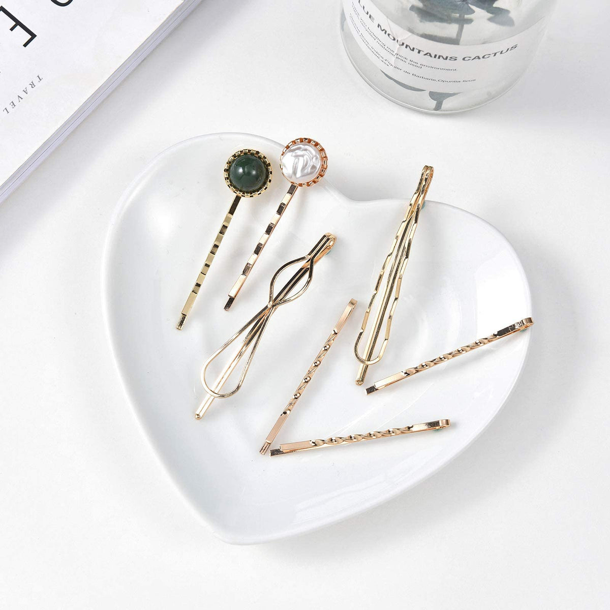 Mehayi hair clips set with a focus on the intricate design