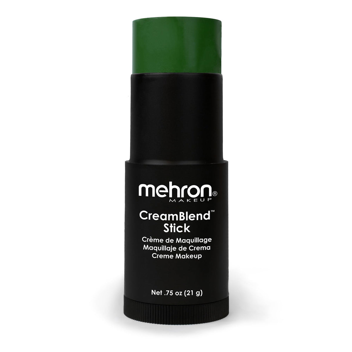 Mehron Makeup CreamBlend Stick Green front view