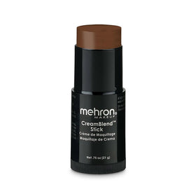 Mehron Makeup CreamBlend Stick Medium Ebony front view