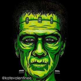 Mehron Makeup CreamBlend Stick OGRE GREEN swatch on skin