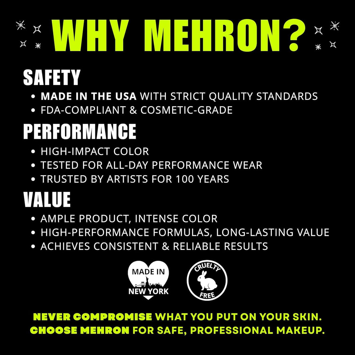 Mehron Makeup CreamBlend Stick WHITE side view