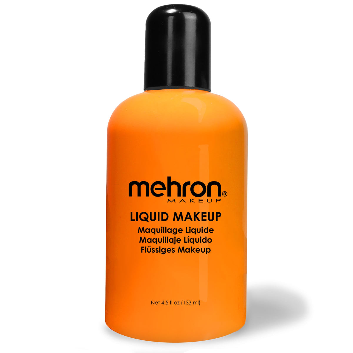 Mehron Makeup Liquid Makeup ORANGE bottle front view