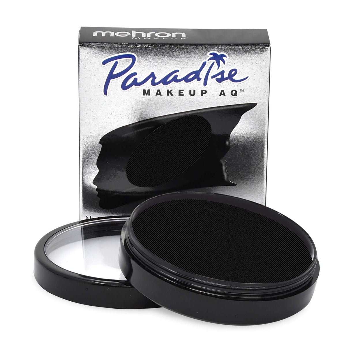 Mehron Makeup Paradise AQ BLACK front view