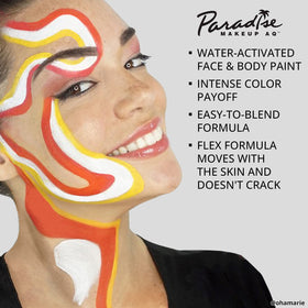 Mehron Makeup Paradise AQ Black with brush