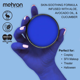 Mehron Makeup Paradise AQ Lagoon Blue body paint packaging
