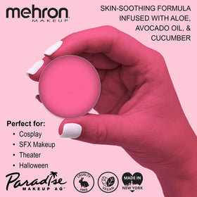 Mehron Makeup Paradise AQ Light Pink with brush