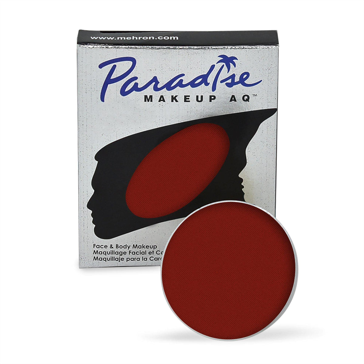 Mehron Makeup Paradise AQ RED face and body paint front view