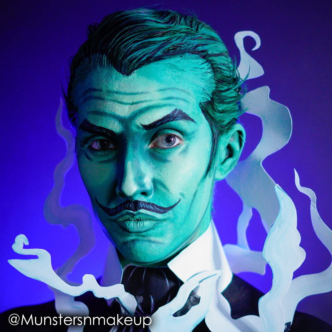 Mehron Makeup Paradise AQ Teal Face & Body Paint application on skin