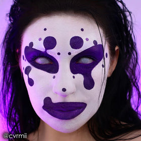 Mehron Makeup Paradise AQ Violet body paint packaging