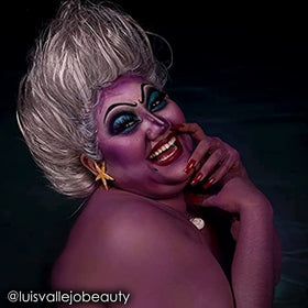 Mehron Makeup Paradise AQ Wild Orchid body paint applied on skin