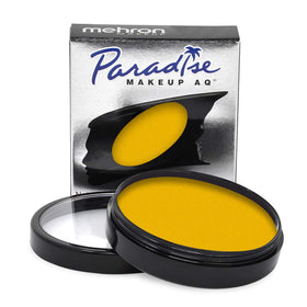 Mehron Makeup Paradise AQ Yellow Body Paint front view