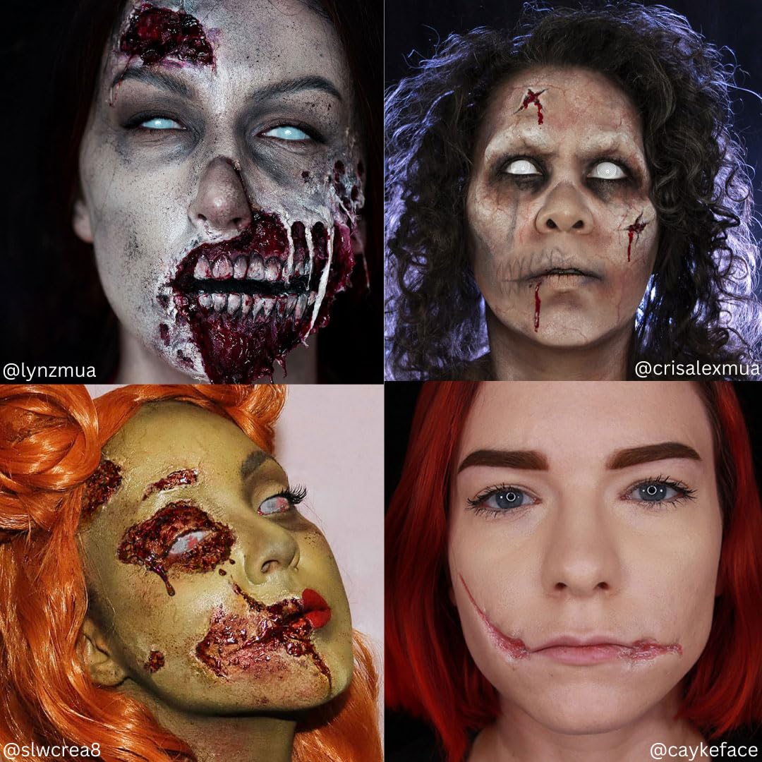 Mehron Makeup Special FX Kit detailed view of included tools
