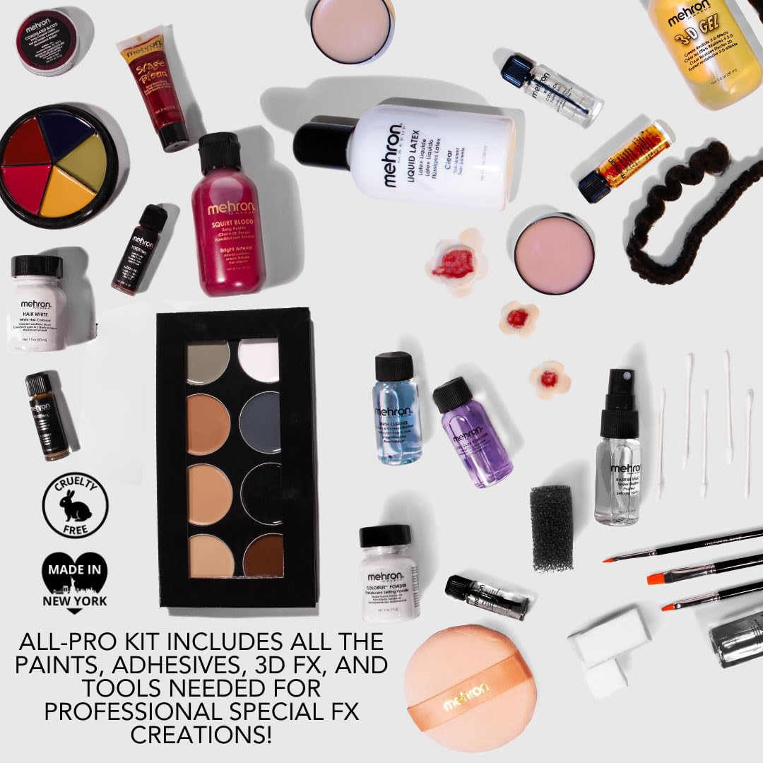 Mehron Makeup Special FX Kit packaging with product details