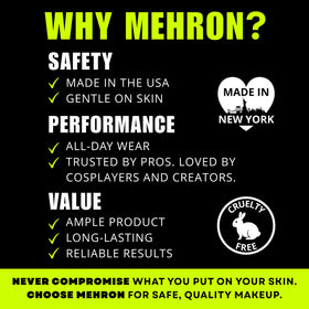 Mehron Makeup Spirit Gum Remover bottle side view