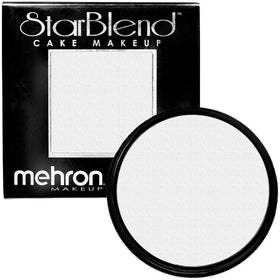 Mehron Makeup StarBlend Cake 2 oz White front view