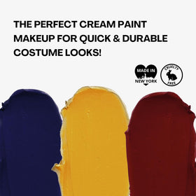 Mehron Makeup Tri-Color Face Paint Palette Bruise in packaging