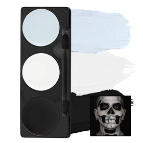 Mehron Makeup Tri-Color Halloween Makeup Palette front view