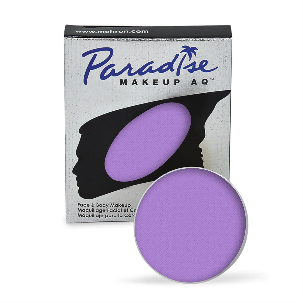 Mehron Paradise Makeup AQ Purple face and body paint front view