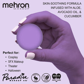 Mehron Paradise Makeup AQ Purple paint with brush and water