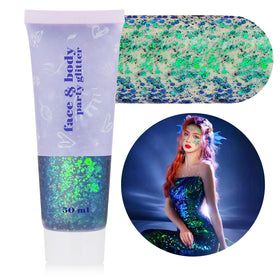 MEICOLY Chameleon Green Body Glitter 50g front view