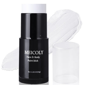 MEICOLY Clown White Face Body Paint Stick front view
