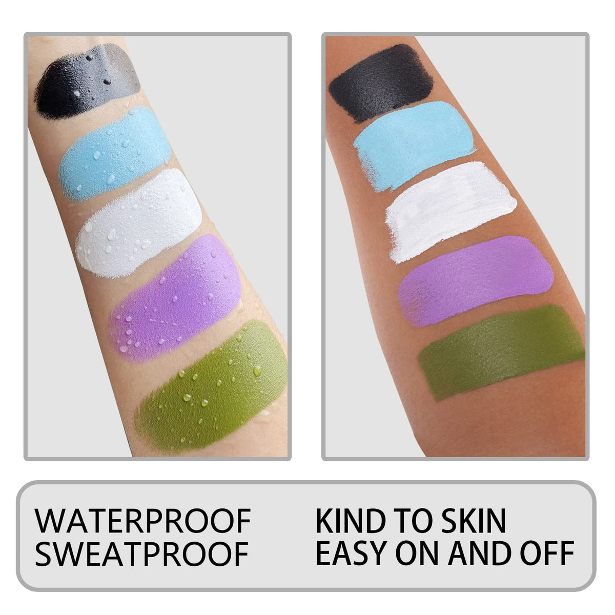 MEICOLY Clown White Face Body Paint Stick packaging