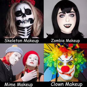 MEICOLY face paint applied on a model's face