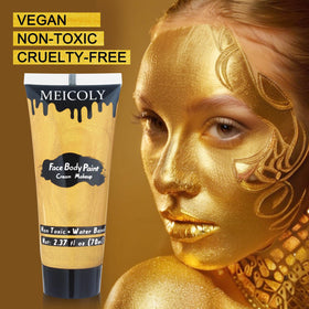 MEICOLY Gold Face Body Paint tube with cap