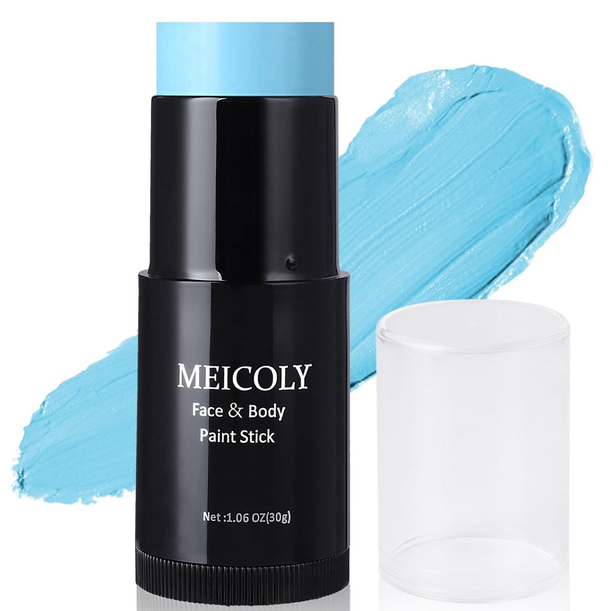 MEICOLY Light Blue Face Body Paint Stick front view
