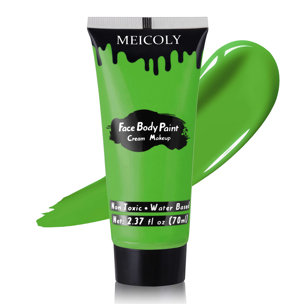 MEICOLY Light Green Face Body Paint 2.37Oz front view