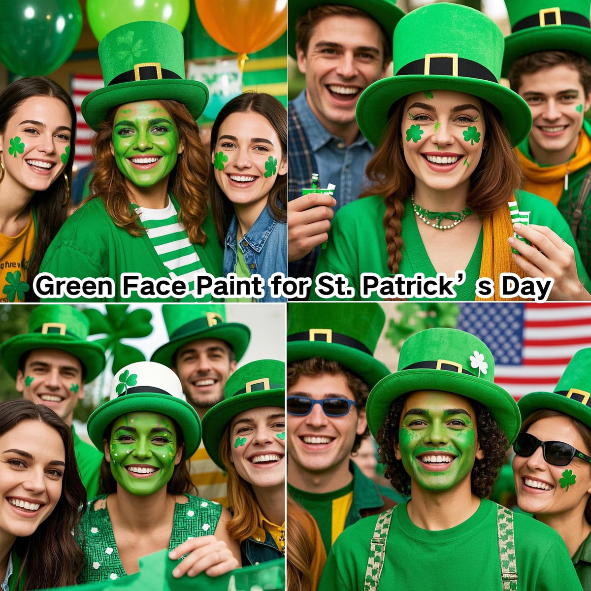 MEICOLY Light Green Face Body Paint applied on skin