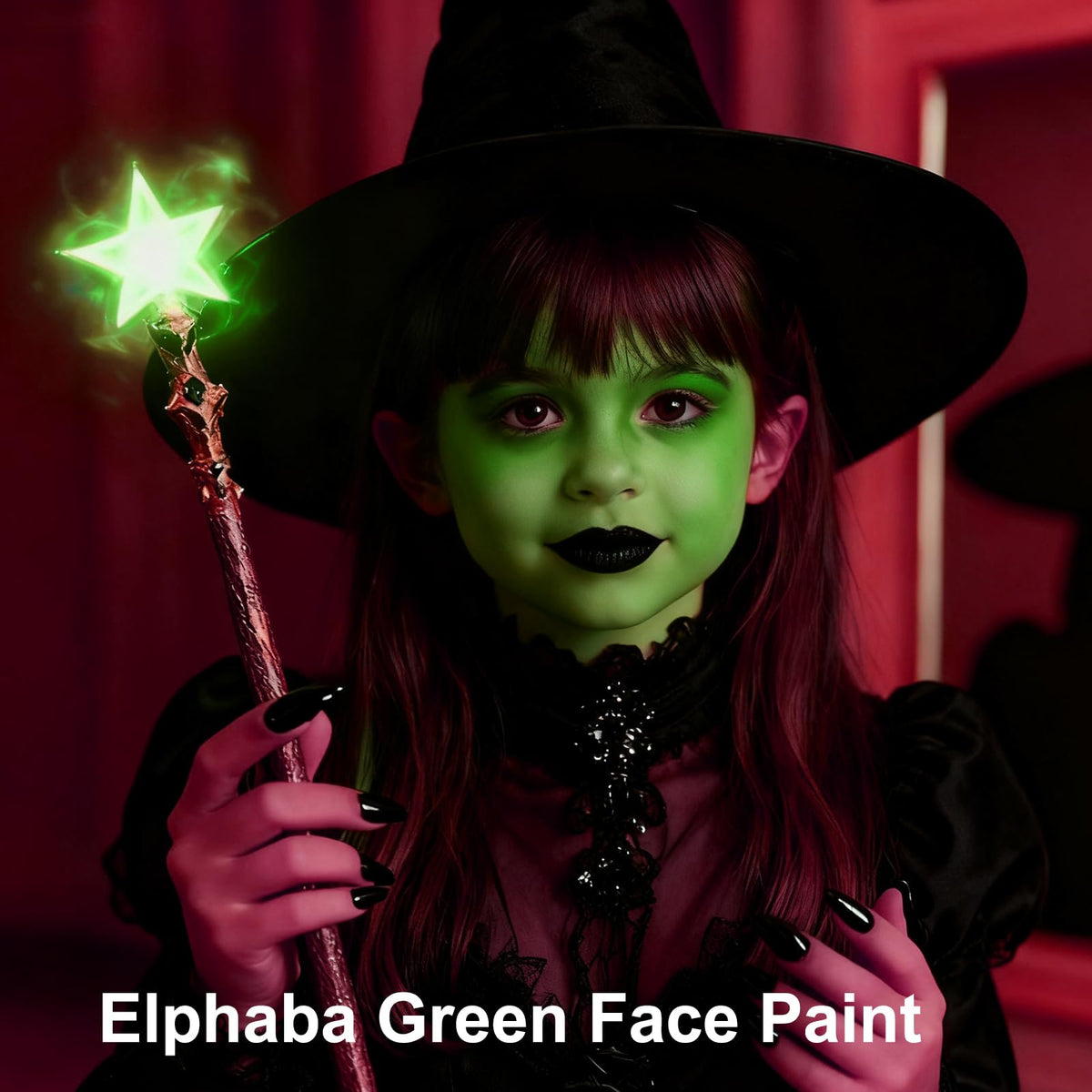 MEICOLY Light Green Face Body Paint for Halloween makeup