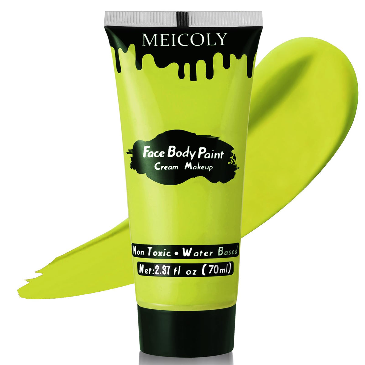 MEICOLY Ogre Green Face Body Paint tube front view