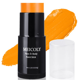 MEICOLY Orange Face Body Paint Stick front view