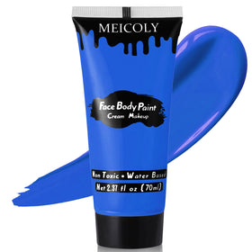 MEICOLY Royal Blue Face Body Paint 2.37Oz front view