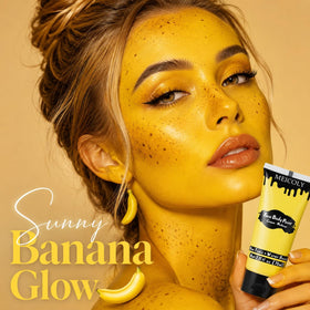 MEICOLY Yellow Face Body Paint application on skin