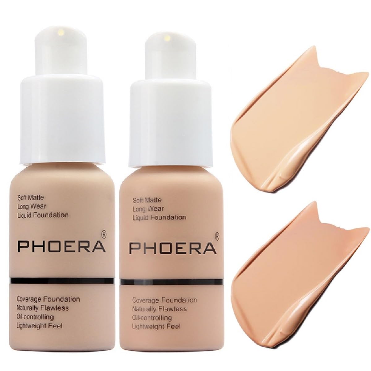 Meifen 2 Pack Foundation 102# Nude and 103# Warm Peach front view