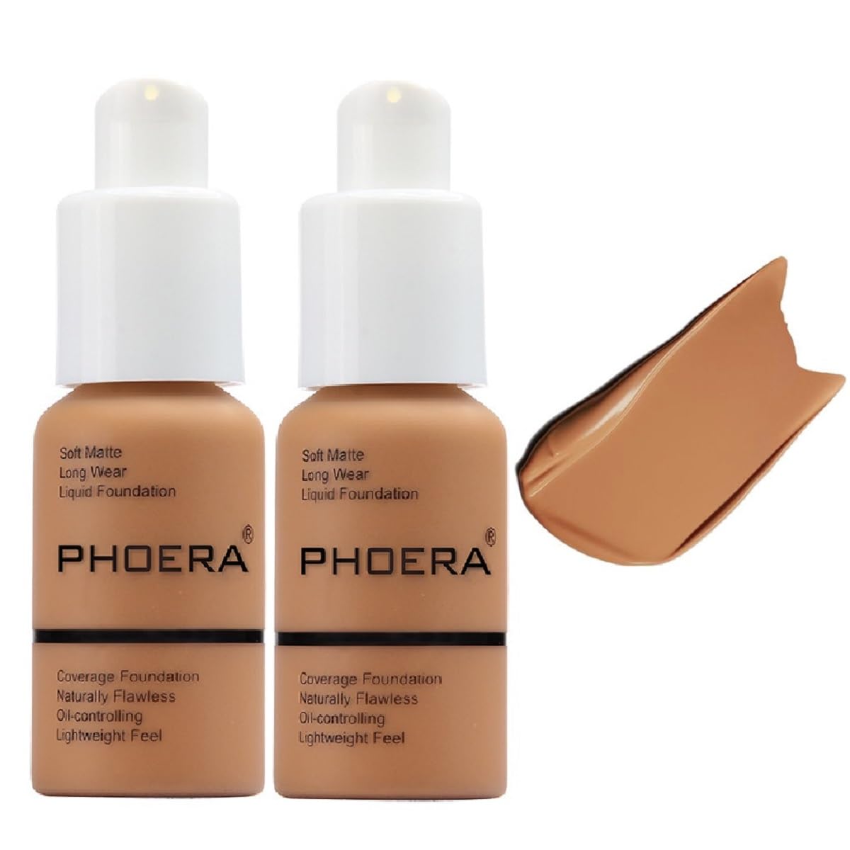 Meifen 2Pack Foundation front view with 30ml bottles