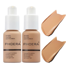 Meifen Foundation 2 Pack showing 104 Buff Beige and 105 Sand bottles
