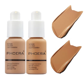 Meifen Liquid Foundation 2 Pack 105# Sand and 106# Warm Sun front view