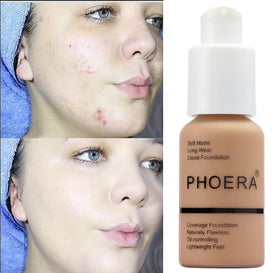 Meifen PHOERA Foundation application on model