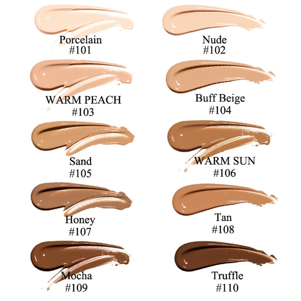 Meifen PHOERA Foundation texture on hand