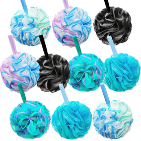 Meirrnyyu Shower Loofahs set of 10 in assorted colours